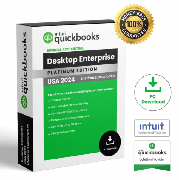 QuickBooks Desktop Enterprise 2024- ($) - Original Key